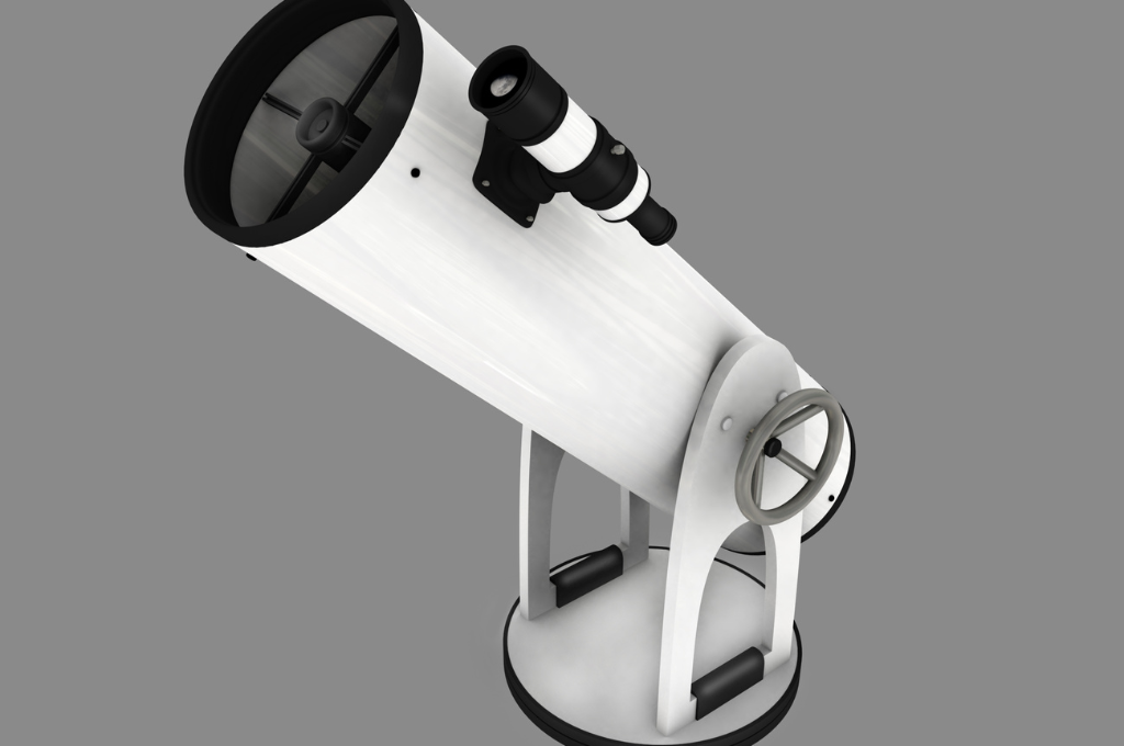 Newtonian telescope on a Dobsonian mount.